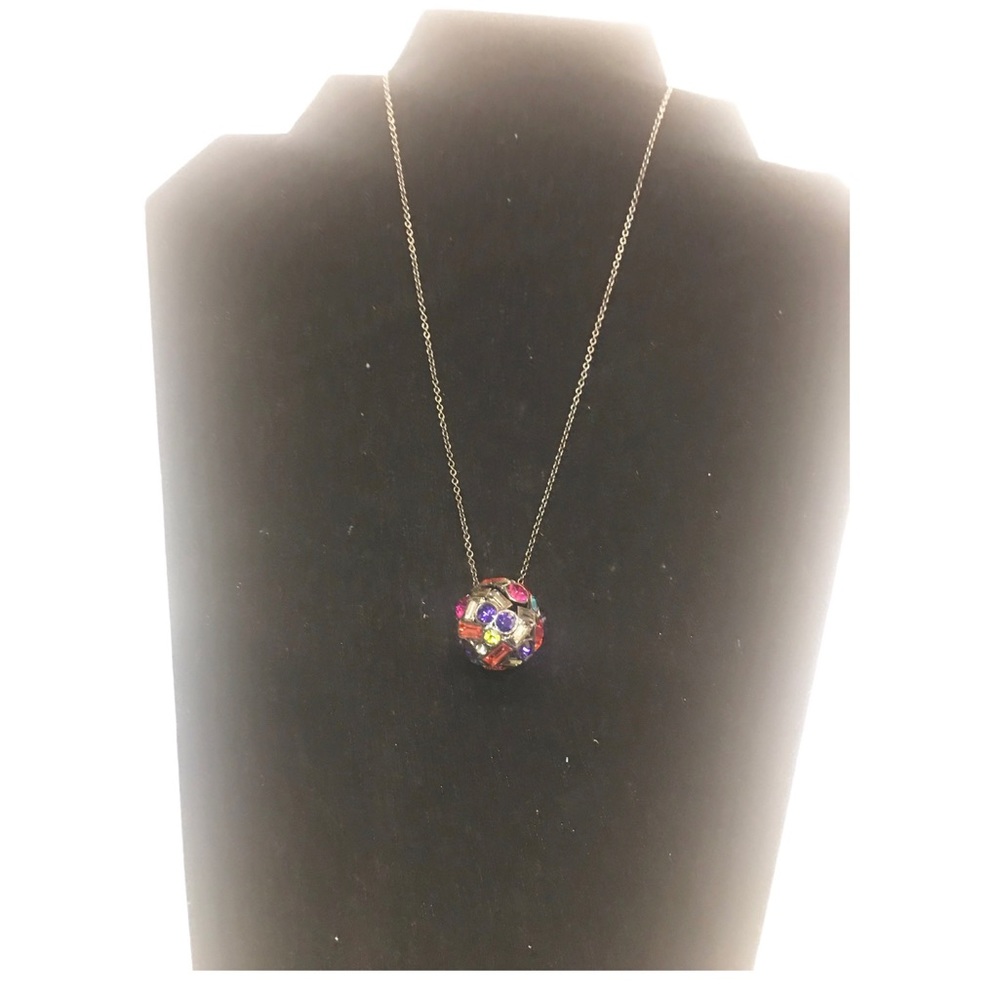 Henri Bendel elegant anniversary dome necklace